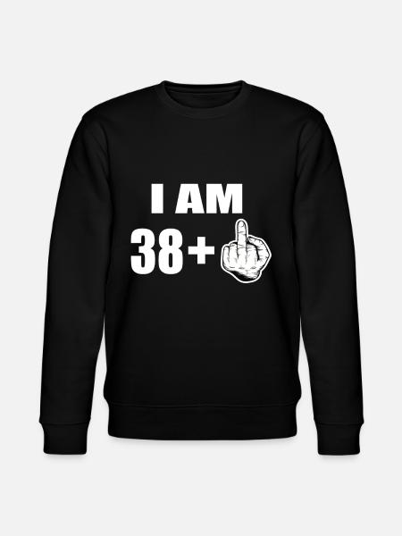 39th birthday - Stanley/Stella CHANGER Unisex Organic Sweatshirt - black