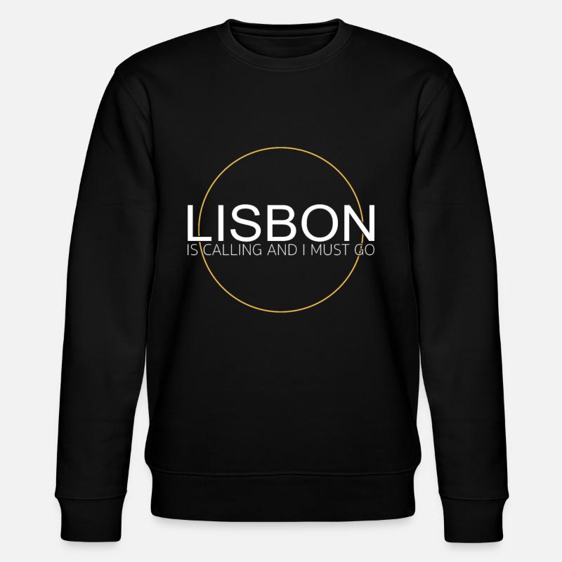 Citation de Lisbonne - Sweat bio CHANGER Stanley/Stella Unisexe - noir