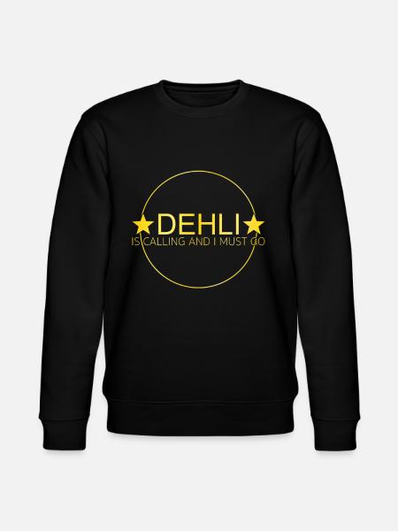 Delhi is calling - Stanley/Stella CHANGER Unisex Organic Sweatshirt - black