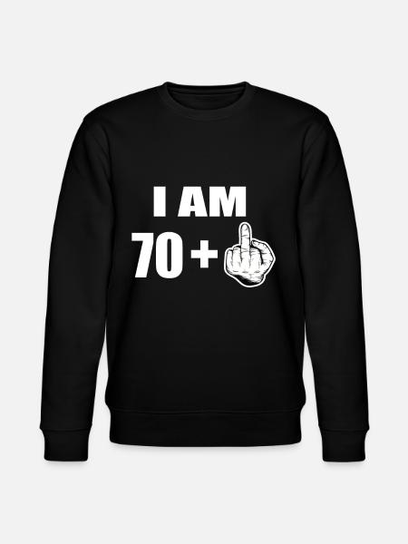 71st birthday - Stanley/Stella CHANGER Unisex Organic Sweatshirt - black