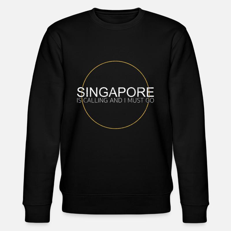 Citation de Singapour - Sweat bio CHANGER Stanley/Stella Unisexe - noir