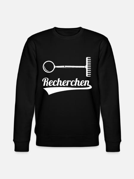Recherchen Wortwitz - Stanley/Stella Unisex Bio-Sweatshirt CHANGER  - Schwarz