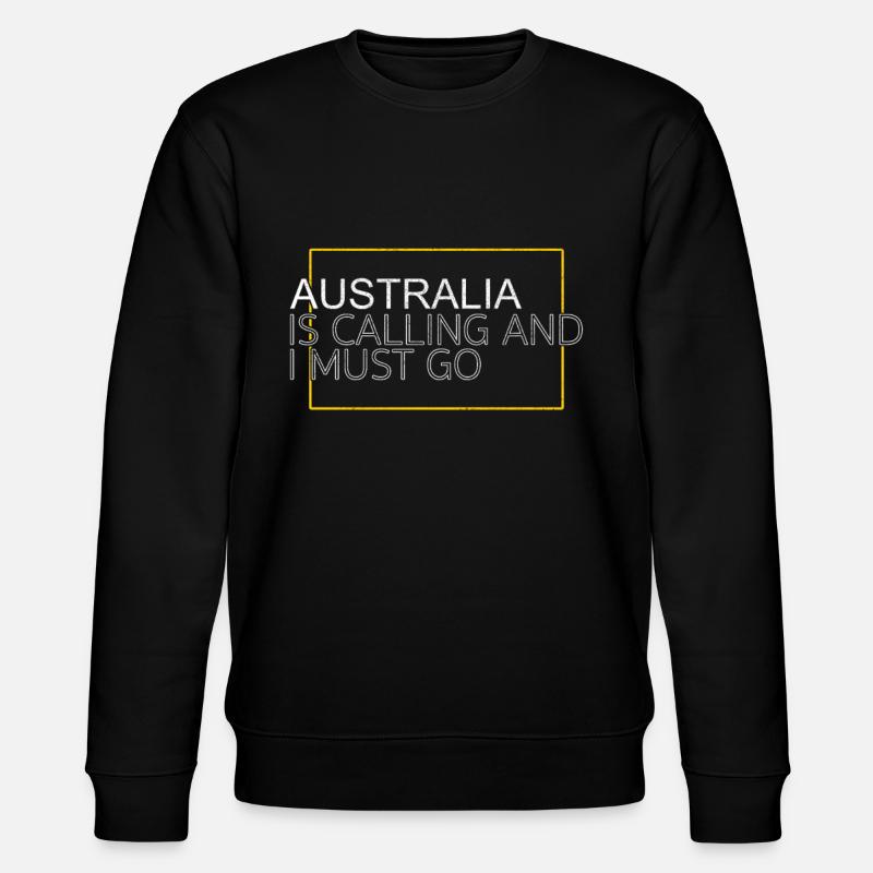 Australien Spruch - Stanley/Stella Unisex Bio-Sweatshirt CHANGER - Schwarz