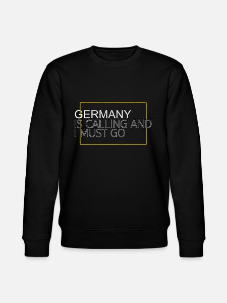 Germany Quote - Stanley/Stella CHANGER Unisex Organic Sweatshirt - black