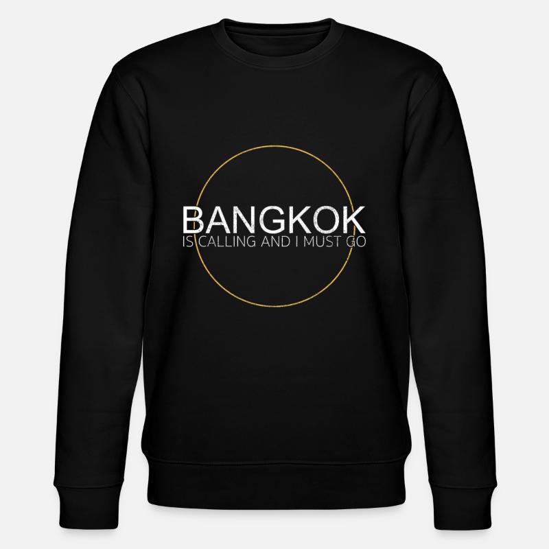 Citation de Bangkok - Sweat bio CHANGER Stanley/Stella Unisexe - noir