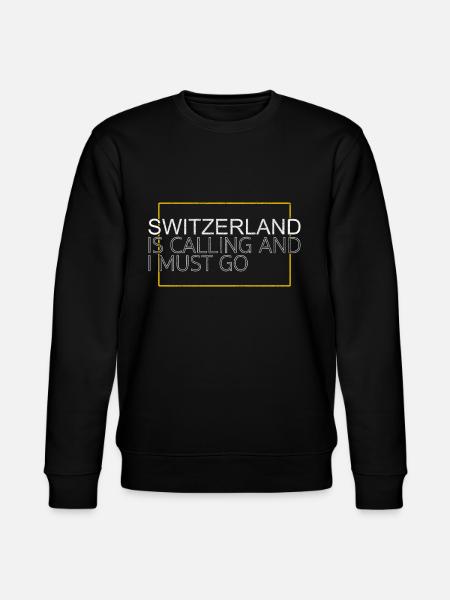 Suisse Dicton - Sweat bio CHANGER Stanley/Stella Unisexe - noir