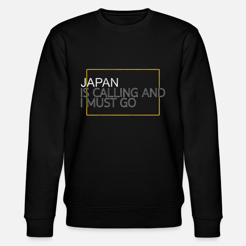 Japan Quote - Stanley/Stella CHANGER Unisex Organic Sweatshirt - black