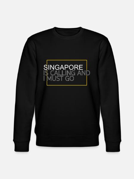 Citation de Singapour - Sweat bio CHANGER Stanley/Stella Unisexe - noir