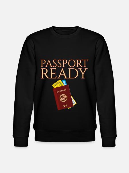 Passport Ready 4 - Stanley/Stella CHANGER Unisex Organic Sweatshirt - black