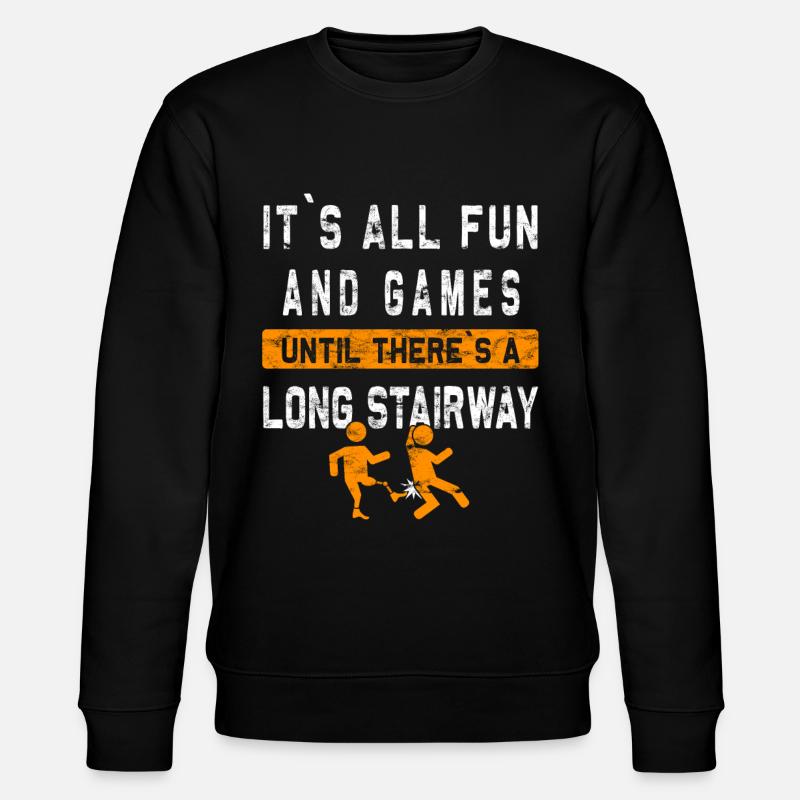 Leg amputee prosthetic surgery - Stanley/Stella CHANGER Unisex Organic Sweatshirt - black