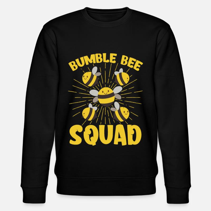 Bee Squad - Stanley/Stella Unisex Bio-Sweatshirt CHANGER  - Schwarz
