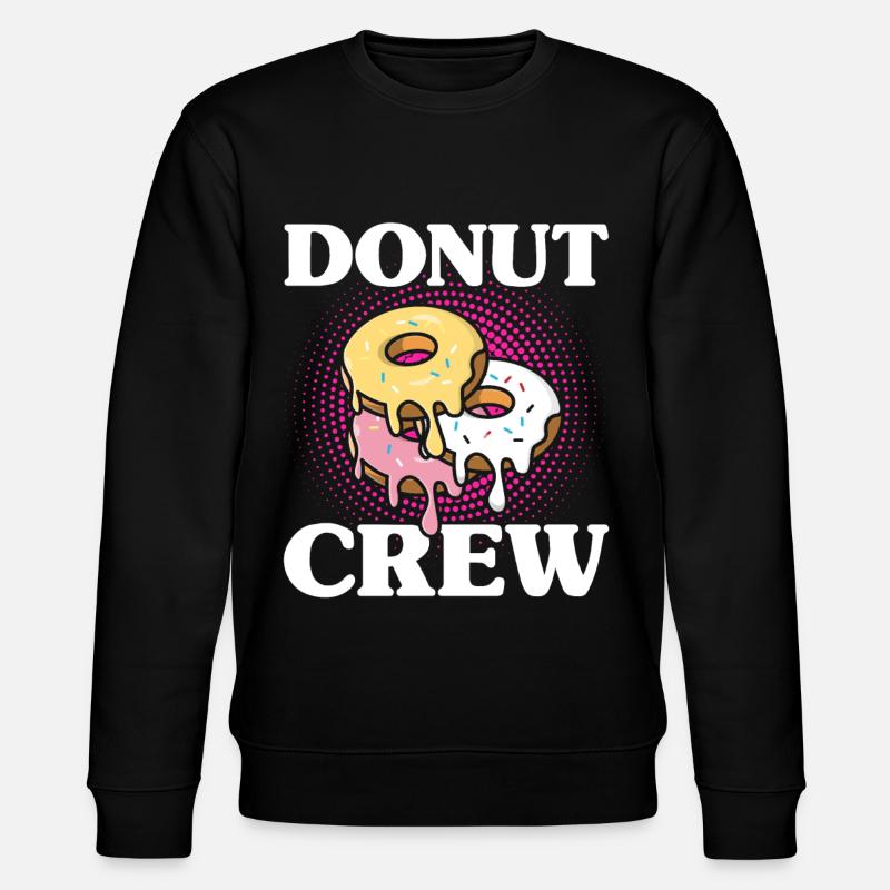 Donut Crew - Stanley/Stella Unisex Bio-Sweatshirt CHANGER  - Schwarz