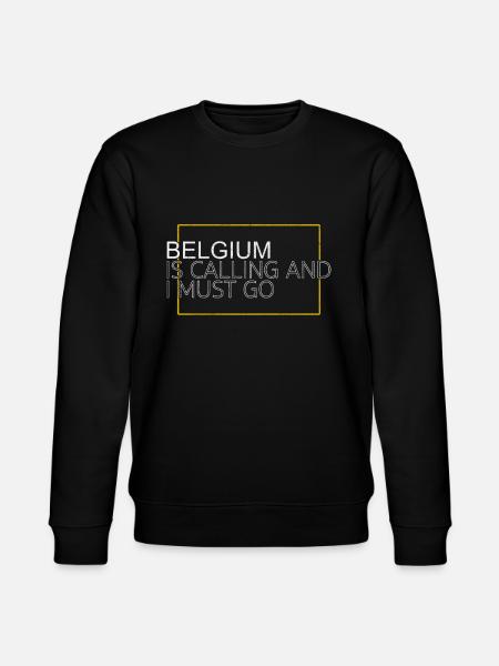 Belgium Saying - Stanley/Stella CHANGER Unisex Organic Sweatshirt - black