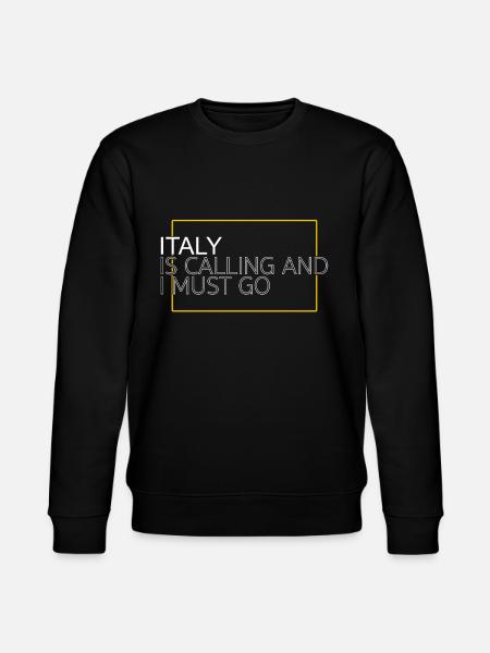 Italy Saying - Stanley/Stella CHANGER Unisex Organic Sweatshirt - black