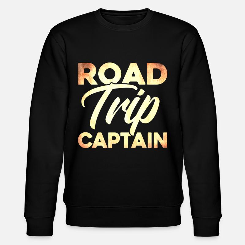 Road Trip Captain - Stanley/Stella Unisex Bio-Sweatshirt CHANGER - Schwarz
