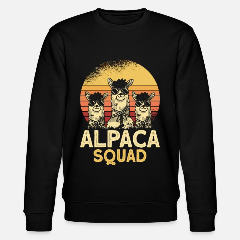 Alpace Squad Sunglasses - Stanley/Stella CHANGER Unisex Organic Sweatshirt - black