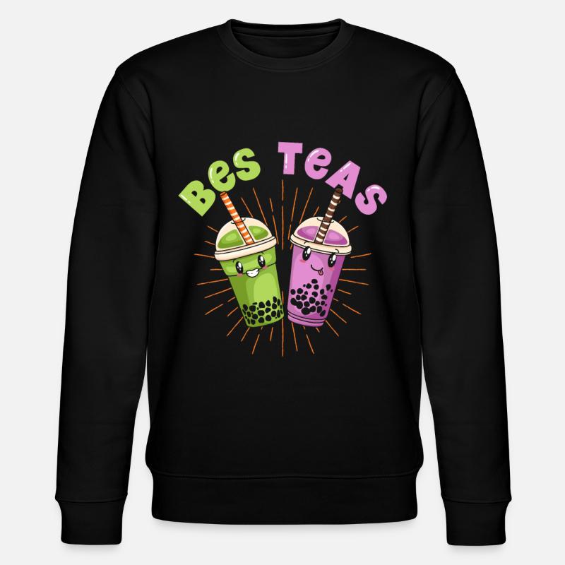 Bes Teas - Stanley/Stella Unisex Bio-Sweatshirt CHANGER  - Schwarz