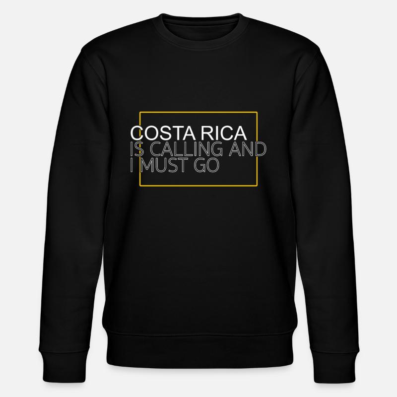 Costa Rica Dicton - Sweat bio CHANGER Stanley/Stella Unisexe - noir