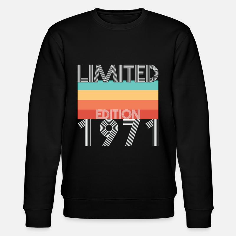 Edition Limitée Rétro 1971 - Sweat bio CHANGER Stanley/Stella Unisexe - noir