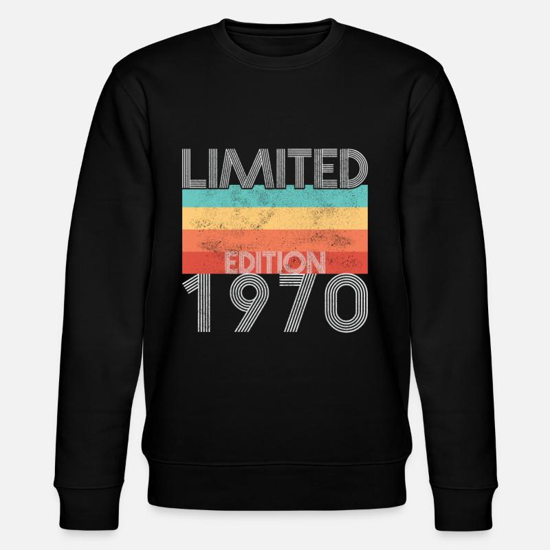 Édition Limitée Rétro 1970 - Sweat bio CHANGER Stanley/Stella Unisexe - noir