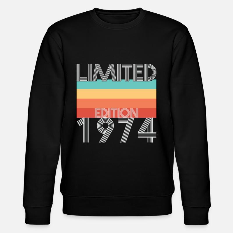 Édition Limitée Rétro 1974 - Sweat bio CHANGER Stanley/Stella Unisexe - noir
