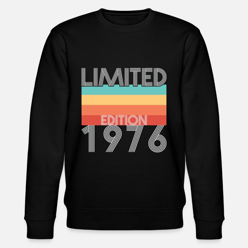 Edition Limitée Rétro 1976 - Sweat bio CHANGER Stanley/Stella Unisexe - noir