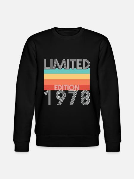 Limited Edition Retro 1978 - Stanley/Stella Unisex Bio-Sweatshirt CHANGER - Schwarz