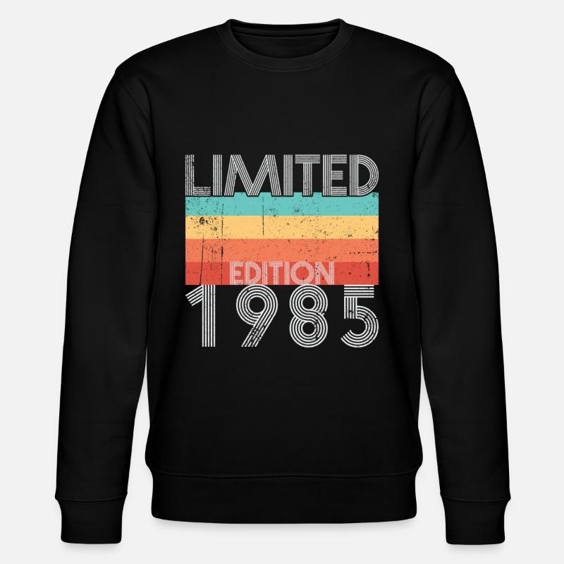 Edition Limitée Rétro 1985 - Sweat bio CHANGER Stanley/Stella Unisexe - noir