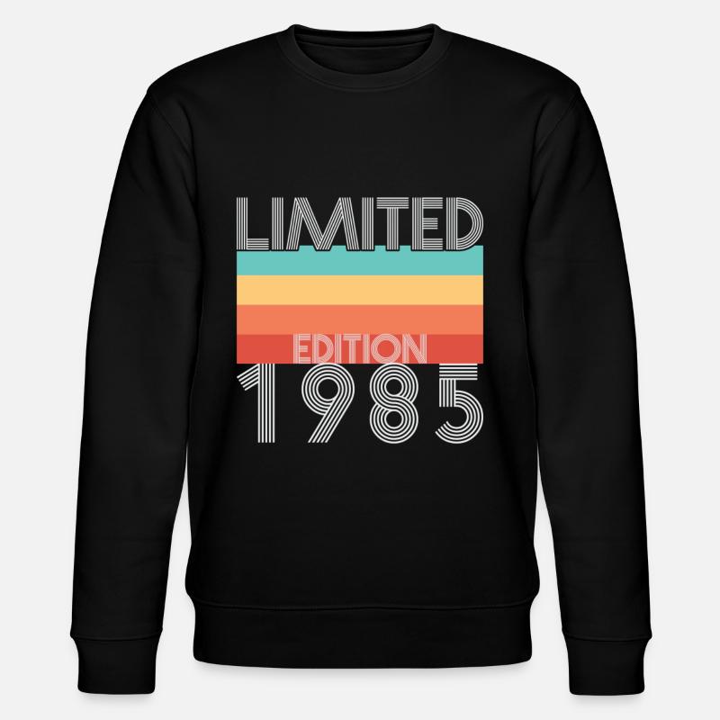 Edition Limitée Rétro 1985 - Sweat bio CHANGER Stanley/Stella Unisexe - noir
