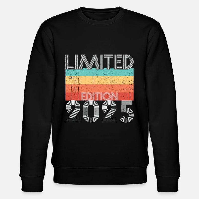 Limited Edition Retro 2025 - Stanley/Stella CHANGER Unisex Organic Sweatshirt - black