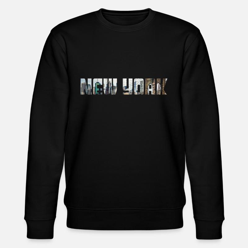 New York - Sweat bio CHANGER Stanley/Stella Unisexe - noir