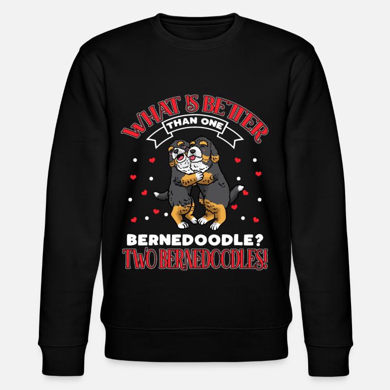 Bernedoodle lovers - Stanley/Stella CHANGER Unisex Organic Sweatshirt - black