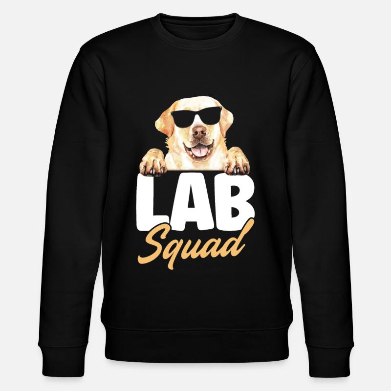 Lab Squad Labrador - Stanley/Stella CHANGER Unisex Organic Sweatshirt - black