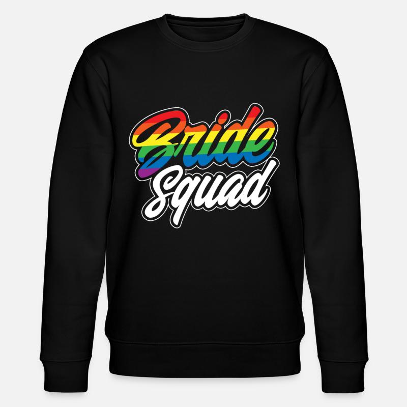 Bride Squad - Stanley/Stella CHANGER Unisex Organic Sweatshirt - black