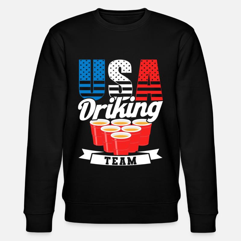 Usa Drinking Team - Sweat bio CHANGER Stanley/Stella Unisexe - noir