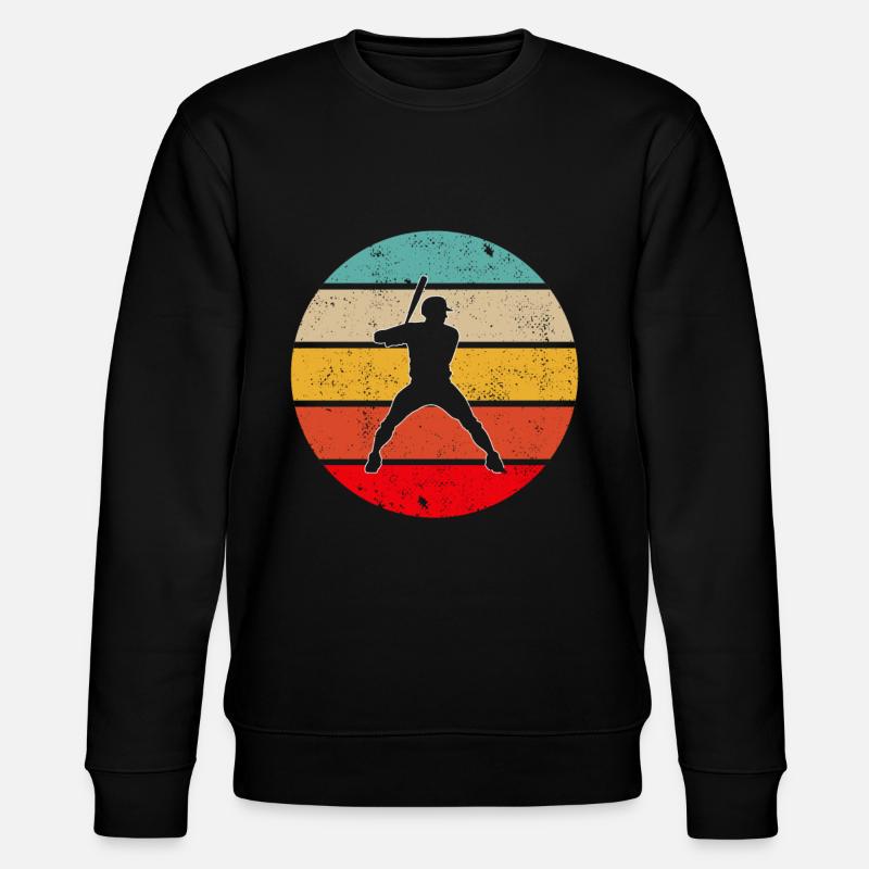 Logo rétro du baseball - Sweat bio CHANGER Stanley/Stella Unisexe - noir