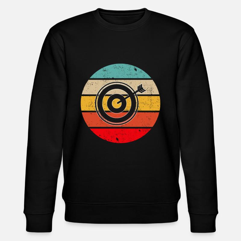 Dart Retro - Stanley/Stella CHANGER Unisex Organic Sweatshirt - black