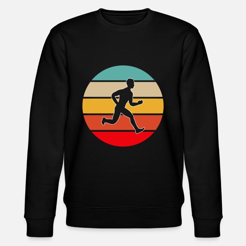 Jogging Retro - Stanley/Stella CHANGER Unisex Organic Sweatshirt - black