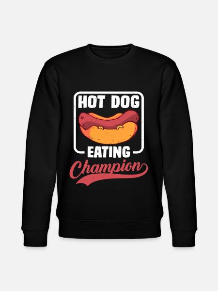 Hot Dog Eating Champion 13 - Stanley/Stella CHANGER Unisex Organic Sweatshirt - black