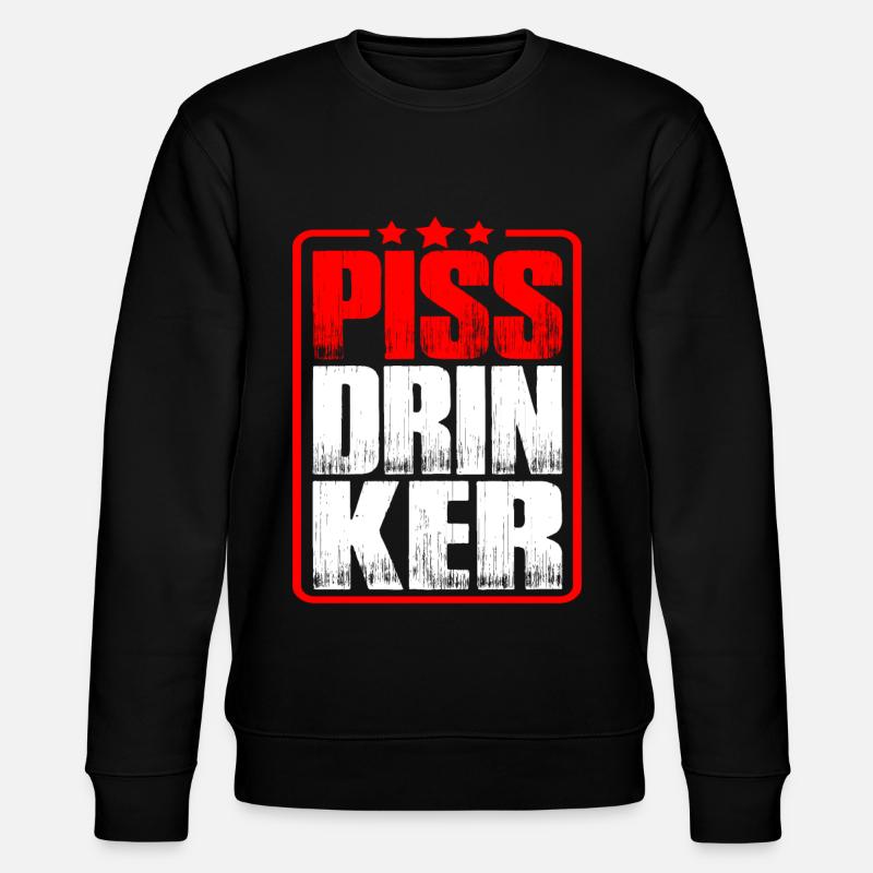 Piss Drinker 32 - Stanley/Stella Unisex Bio-Sweatshirt CHANGER - Schwarz