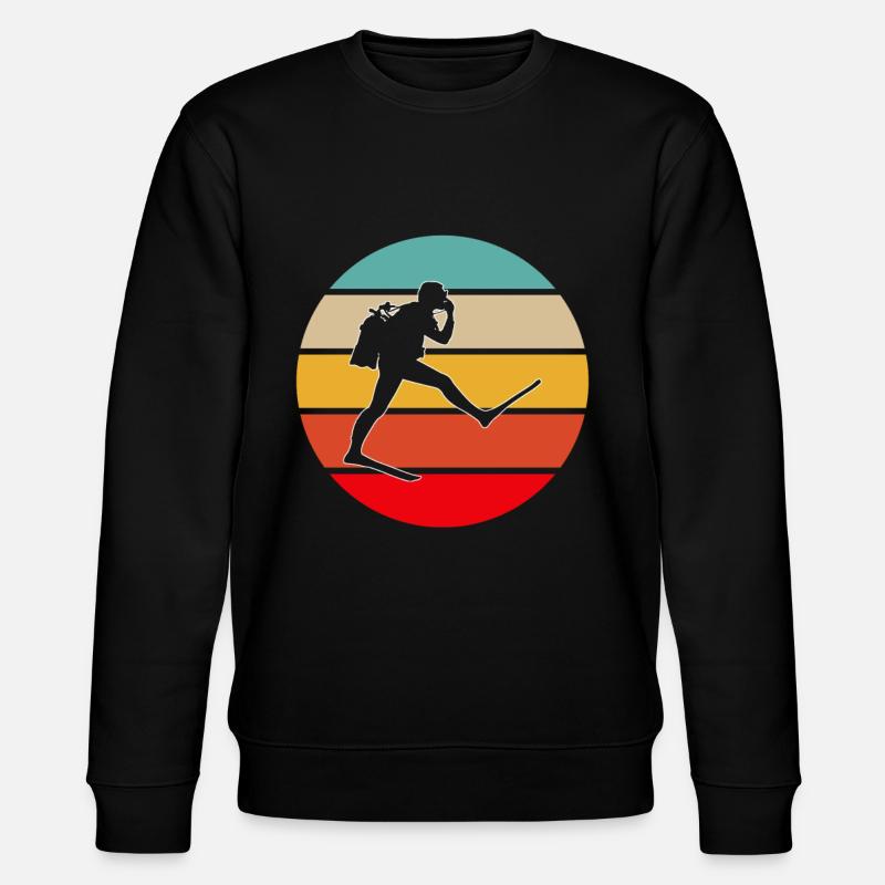Plongée Rétro - Sweat bio CHANGER Stanley/Stella Unisexe - noir