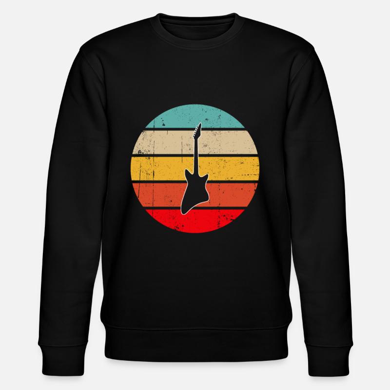 EGitarre Rétro - Sweat bio CHANGER Stanley/Stella Unisexe - noir