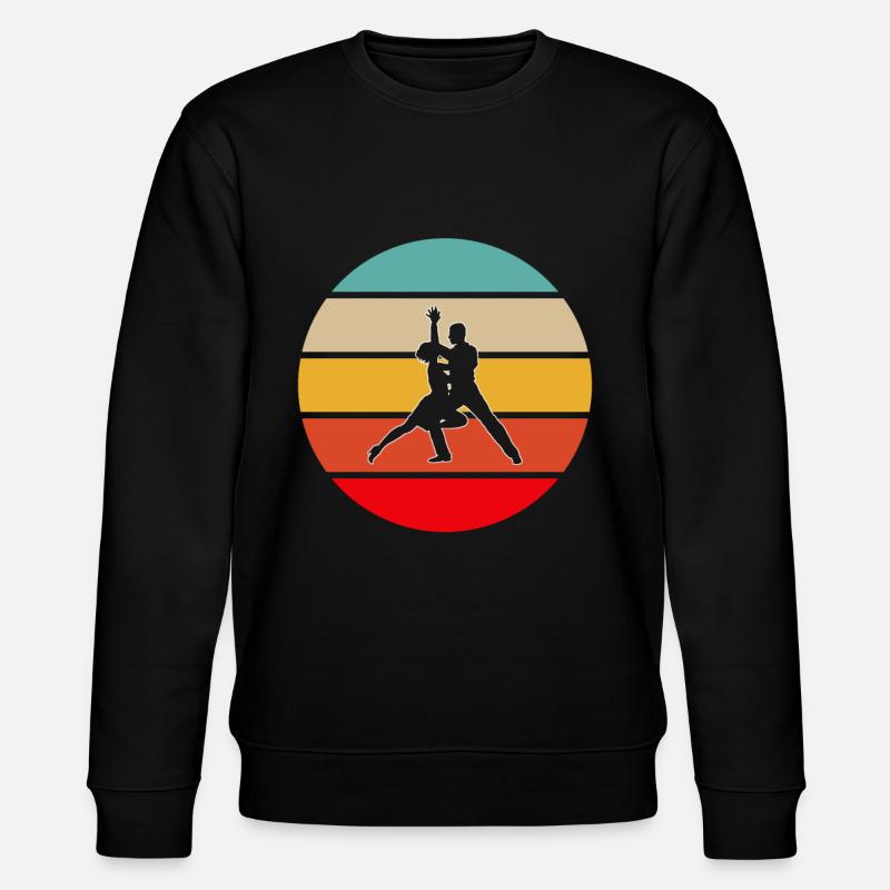 Dancing Retro - Stanley/Stella CHANGER Unisex Organic Sweatshirt - black