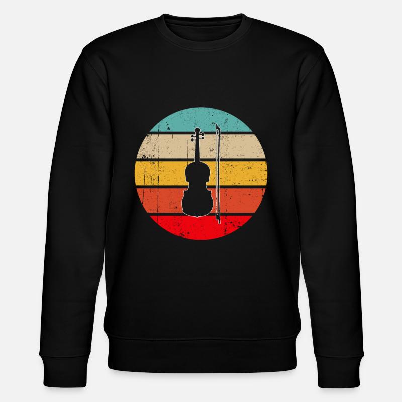Violon Rétro - Sweat bio CHANGER Stanley/Stella Unisexe - noir