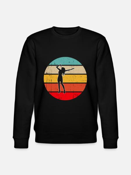 Singing Retro - Stanley/Stella CHANGER Unisex Organic Sweatshirt - black