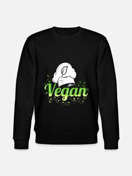 Chef's Hat - Cooking Vegan - Stanley/Stella Unisex Bio-Sweatshirt CHANGER - Schwarz