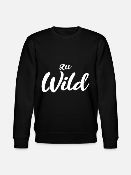 Zu wild - Stanley/Stella Unisex Bio-Sweatshirt CHANGER - Schwarz