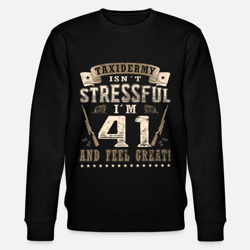 Taxidermistes 41e anniversaire Taxidermistes - Sweat bio CHANGER Stanley/Stella Unisexe - noir