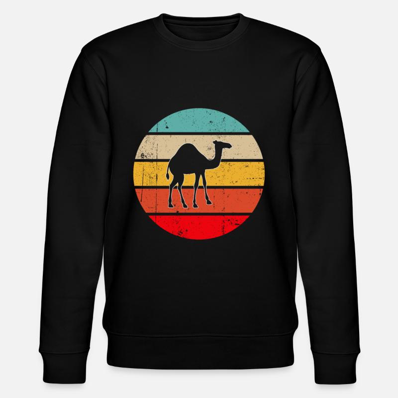 Rétro Dromadaire - Sweat bio CHANGER Stanley/Stella Unisexe - noir