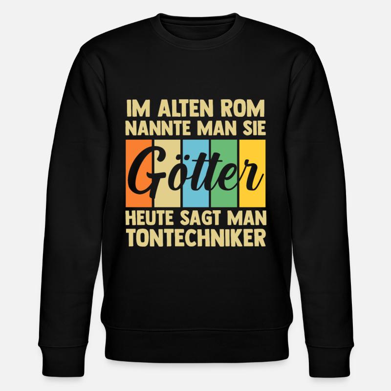 Toningenieur Tontechnik Tontechniker - Stanley/Stella Unisex Bio-Sweatshirt CHANGER - Schwarz
